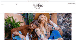 Desktop Screenshot of makieblack.com